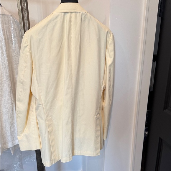 Suitsupply Cream Double-Breasted Blazer - Picture 2 of 9